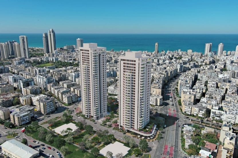 Garden Towers בבת ים // הדמיה: VIEWPOINT