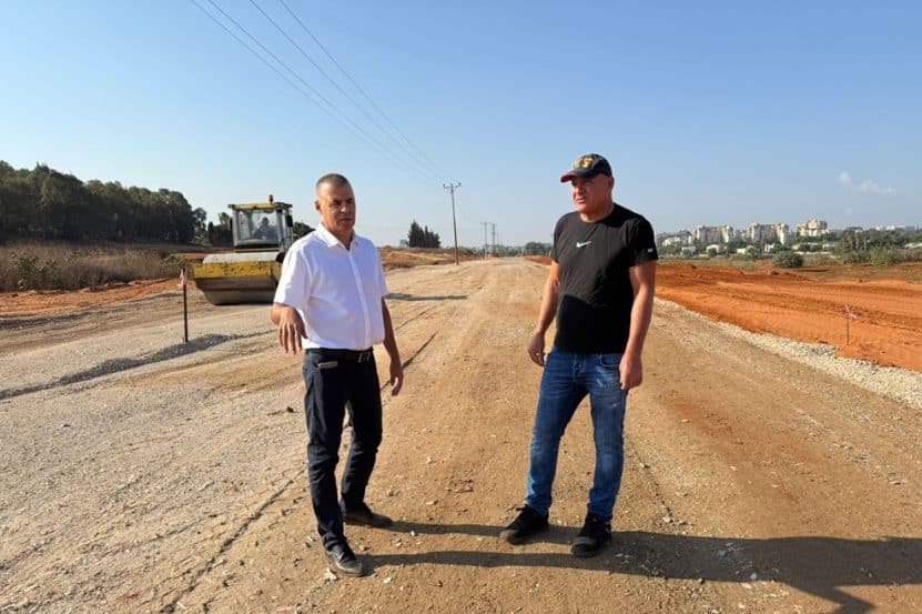השכונה עבודות תשתית בשטח פרויקט הצעירים // צילום: עיריית כפר סבא