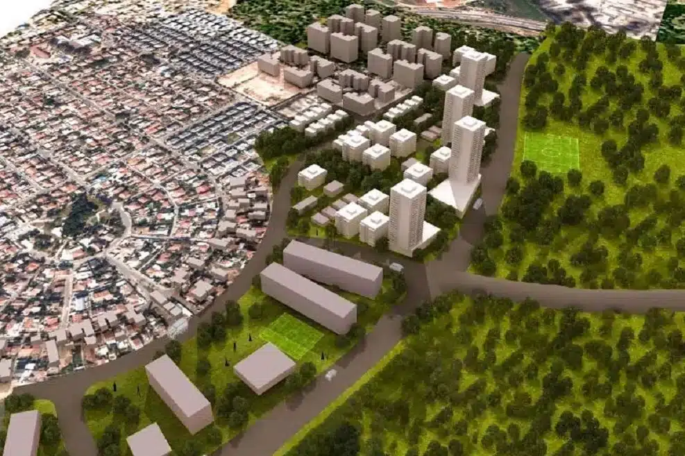 שכונת החצבים ראשון לציון // הדמיה: אורי הורביץ אדריכלים