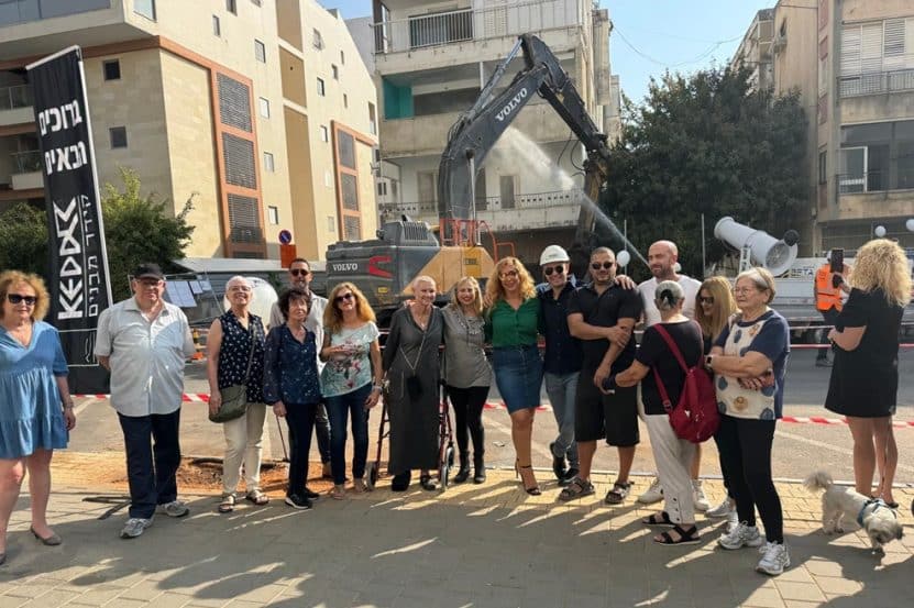 אירוע הריסה ירושלים 4-6 כפר סבא // צילום:: יח״צ קידר