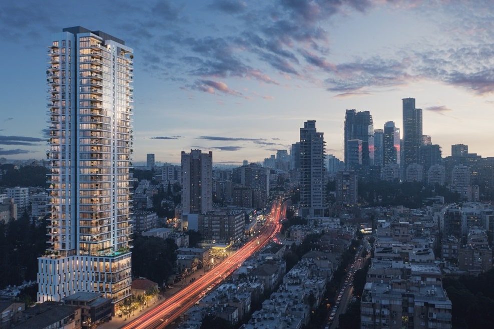 פרויקט פרויקט Avenue One שדרות הילד רמת גן // הדמיה: ההדמיות 3dvision