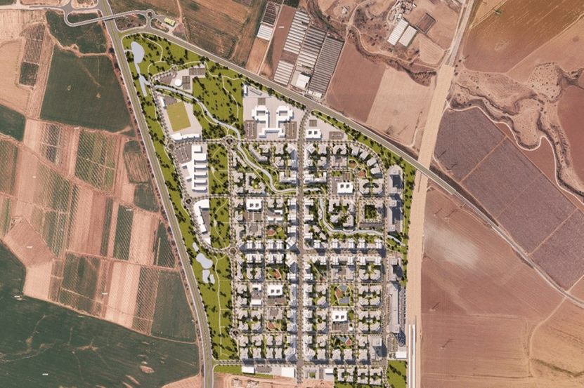 קרית גת הרחבה צפונית // הדמיה: עומר מסלר ארמון אדריכלים