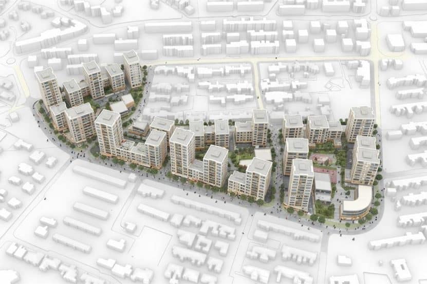 תוכנית מתחם בן צבי בטבריה // הדמיה: מזור-פירשט אדריכלים