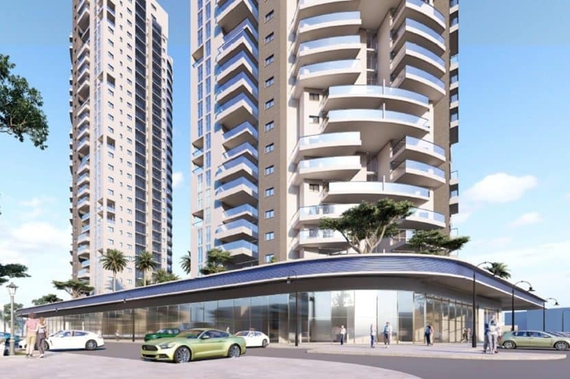 מתחם שרת טירת כרמל // הדמיה: משרד צחי וזאנה אדריכלים
