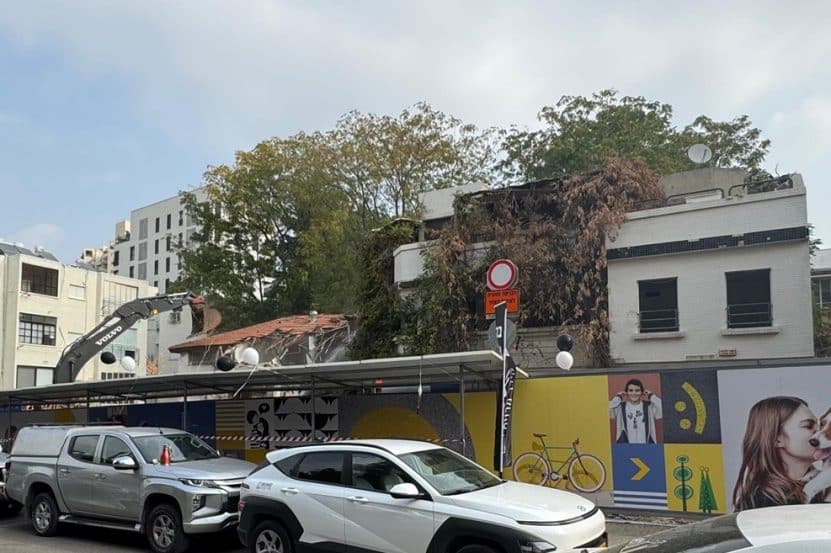אירוע הריסה בורכוב גבעתיים // צילום: באדיבות חברת קידר