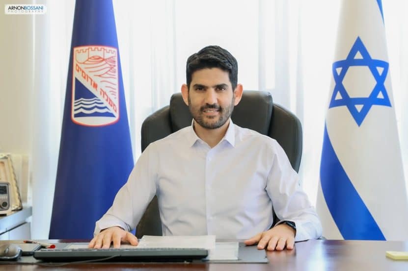 ראש העיר מעלה אדומים, גיא יפרח // צילום: ארנון בוסאני