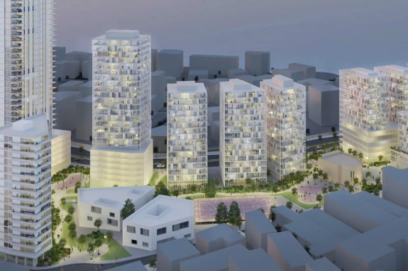 תוכנית תחנת המטרו נגה בגבעתיים // הדמיה: גוטמן אסיף אדריכלים
