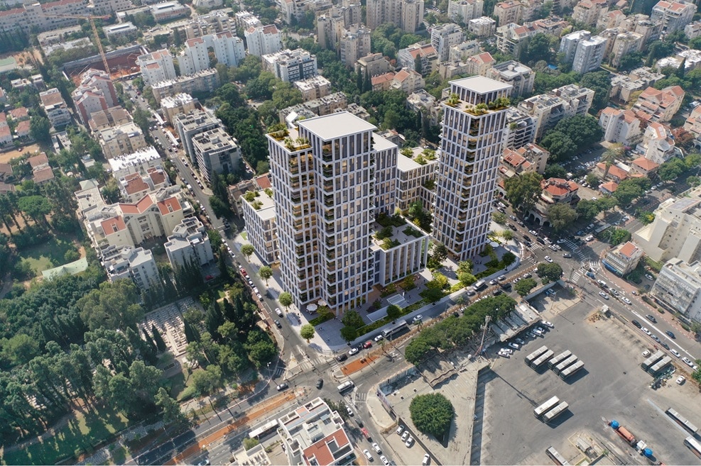 מתחם התפוז כפר סבא // הדמיה: אלכס לובימוב