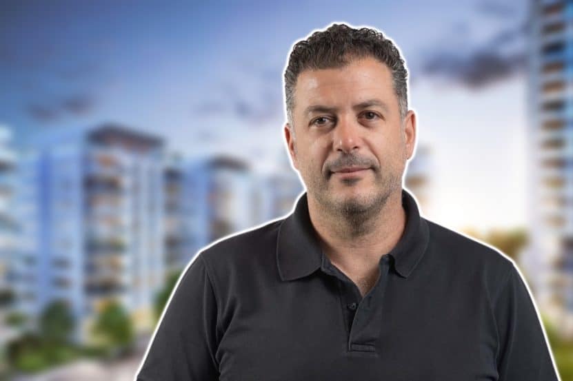אלי גבאי // צילום: רועי בר | מתחם כיסופים בכפר סבא // הדמיה: evolve
