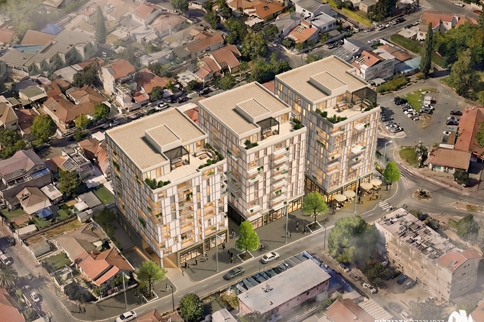 מתחם האחדות בכפר סבא // הדמיה: אלי דרמן, משרד דרמן ורבקל אדריכלות