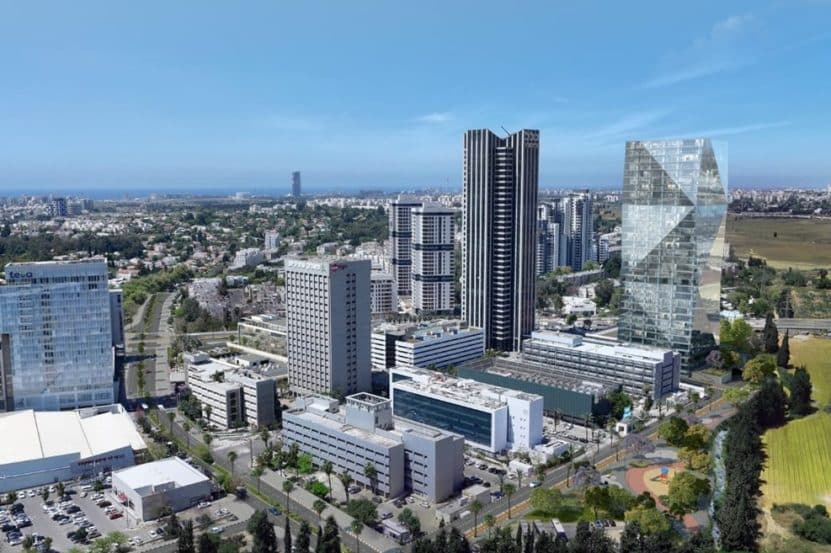 פארק עתידים תל אביב. // צילום: רון איילון // הדמייה allin