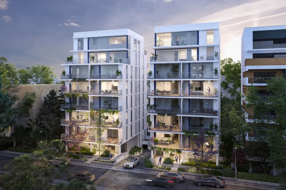 פרויקט Bezalel Residence תל אביב // הדמיה: גיל גורפיין
