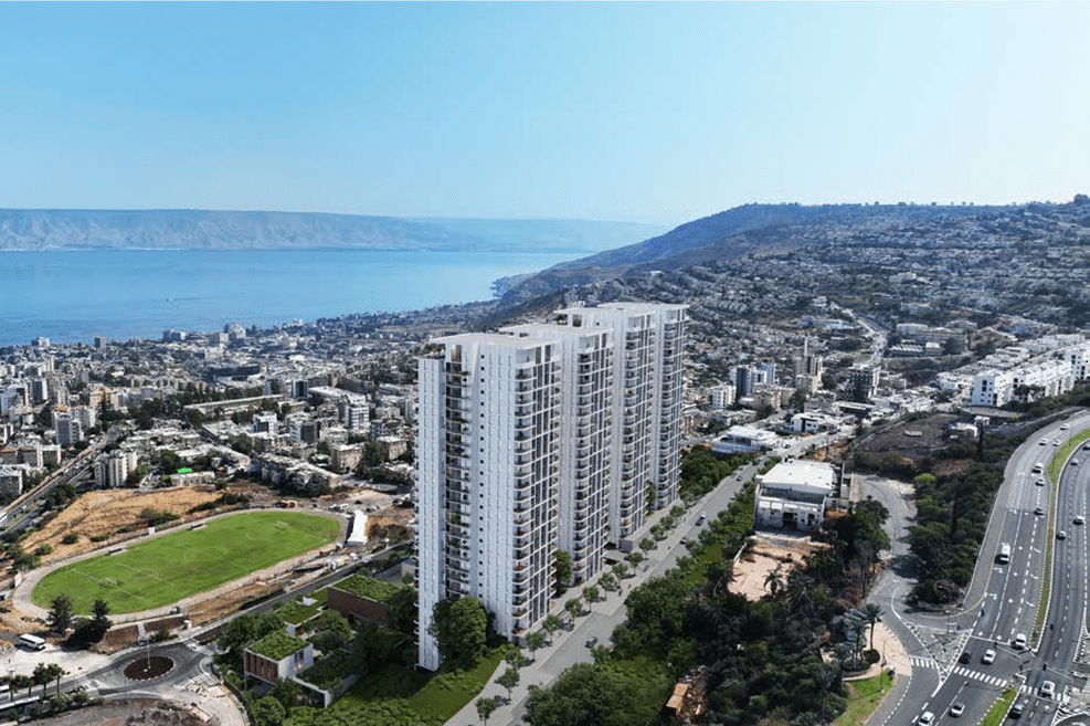 תוכנית מתחם בר כוכבא בטבריה // הדמיה: מילוסלבסקי אדריכלים