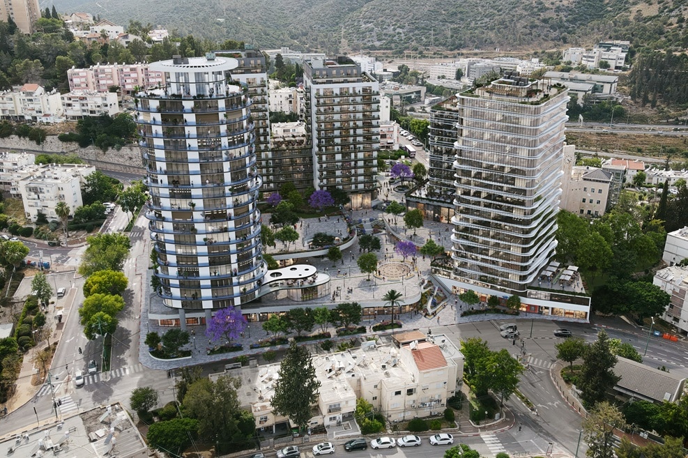 מתחם מגורים ומסחר ביקנעם עילית // הדמיה: טריפל די
